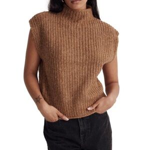 Madewell Brown Turtleneck Sweater